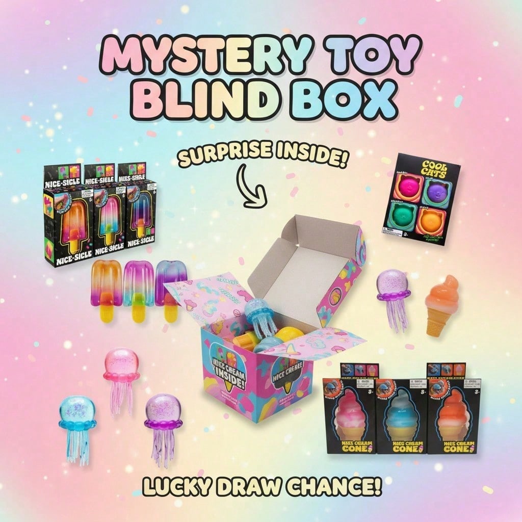 100+Pcs Sensory Squishy Blind  - Mystery Box Blind Bag ulasan dan harga