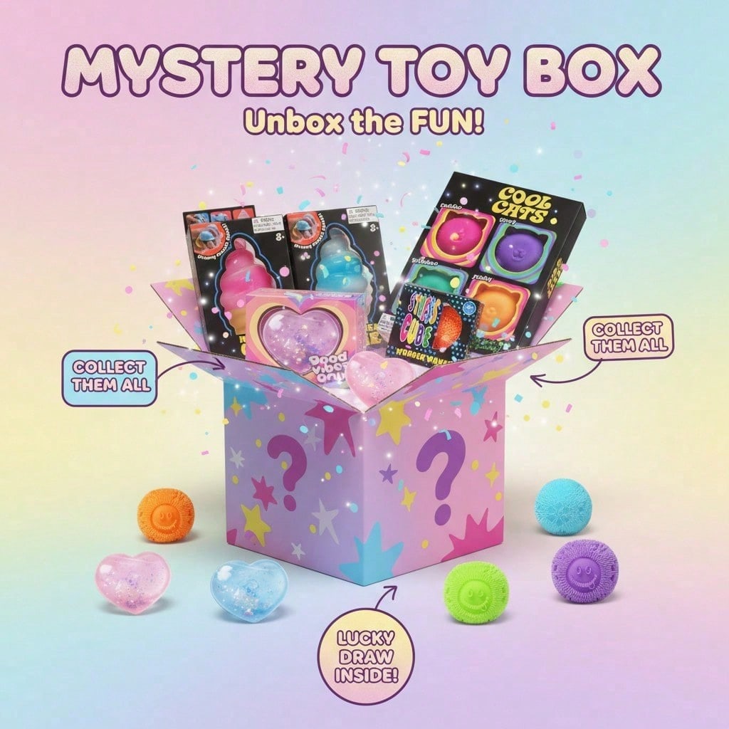Sensory Squishy Blind Box Seri - Mystery Box Blind Bag ulasan dan harga