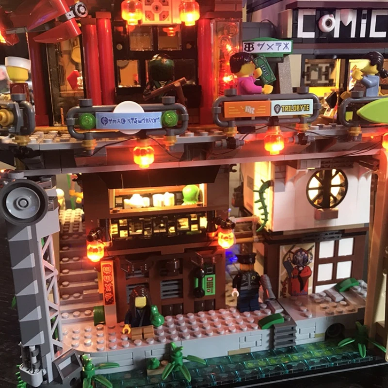 No Building Blocks Lamp Lighti - Lego Set City ulasan dan harga