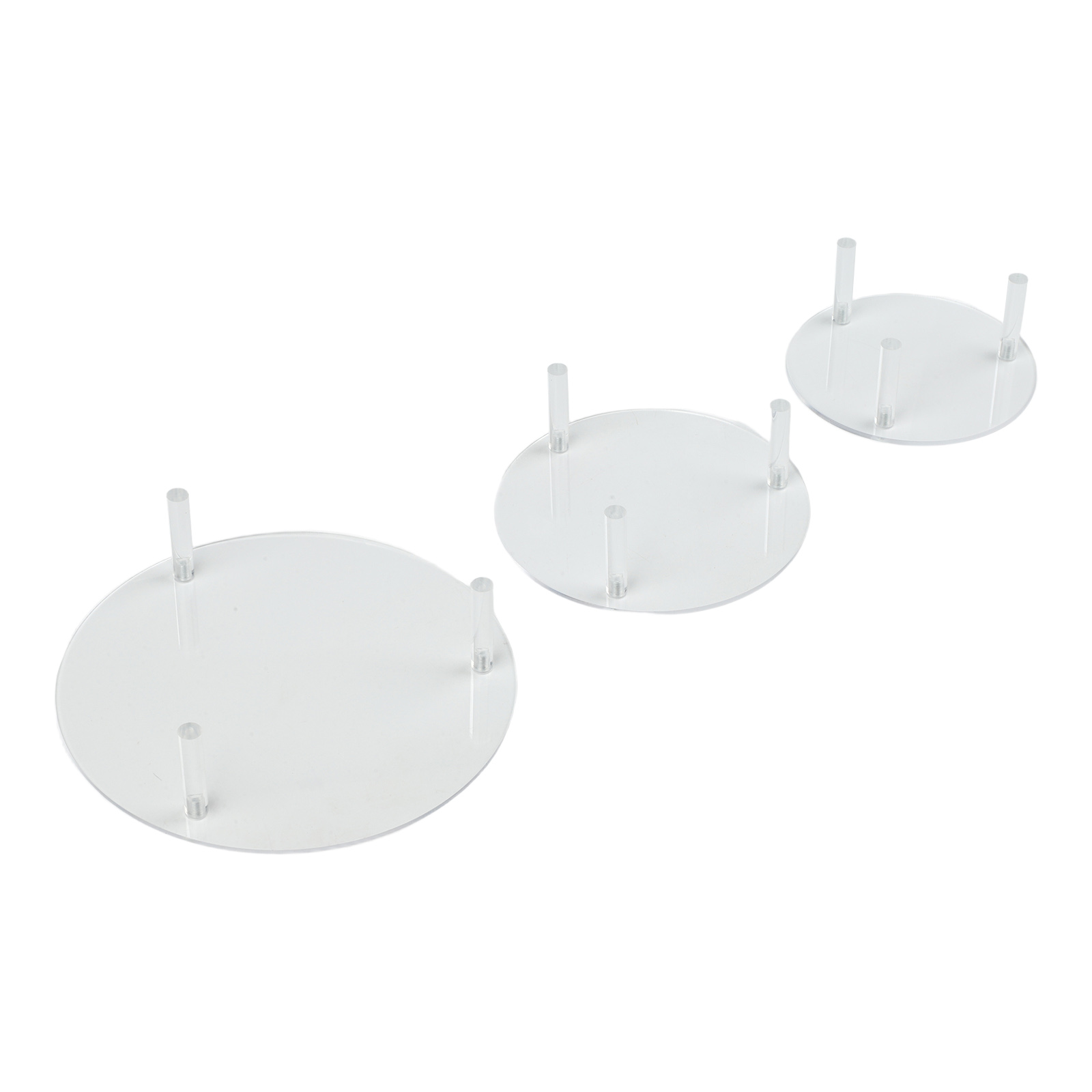 Clear Acrylic Display Risers S - Display Risers Set ulasan dan harga