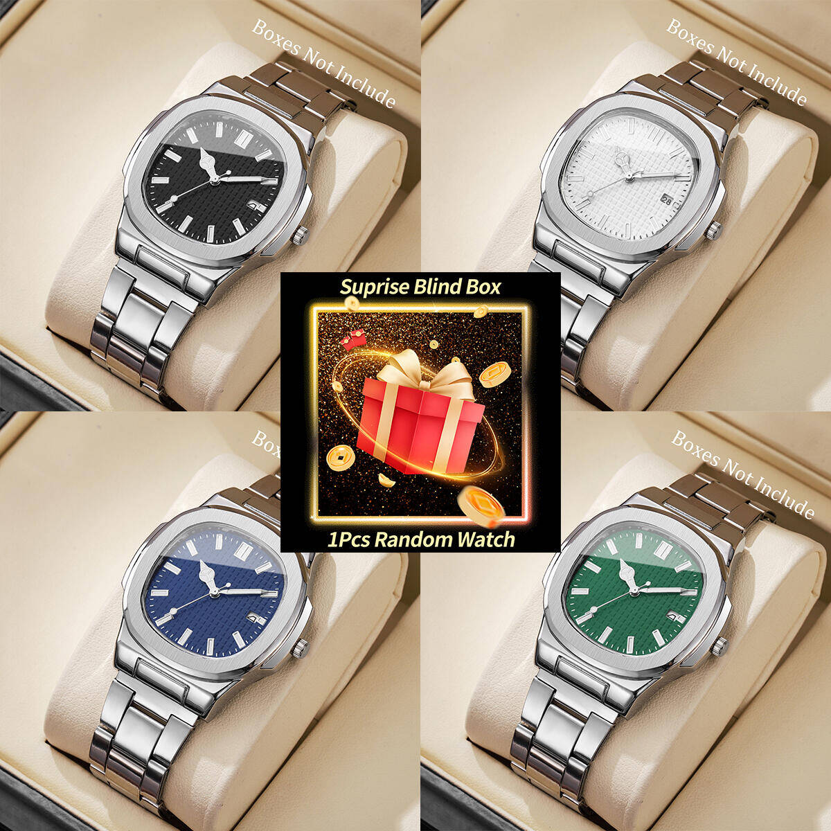 1PC Surprise Mystery Watch Bli - Mystery Box Blind Bag ulasan dan harga